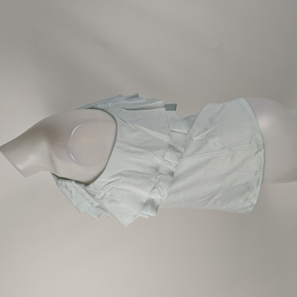 Witchery Women's Top Size XL One Shoulder Ruffle Blue Daze NEW RRP $59.95 - Picture 3 of 9